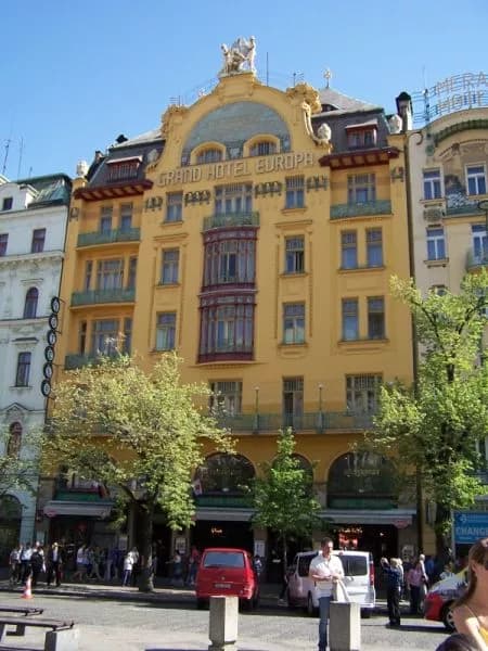 Grand Hotel Evropa Praha, Praga Nowe Miasto